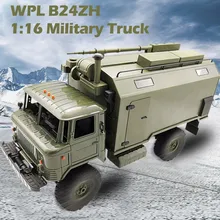 WPL B24ZH 1:16 2,4G 4WD RC автомобиль военный грузовик внедорожник Рок Гусеничный RTR зеленый пульт дистанционного управления военный грузовик Z514