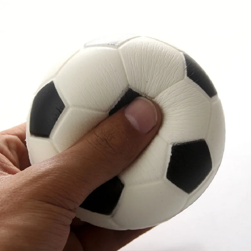 Squishy Slow Rebound Toy Simulation Football PU Squeeze Soccer Ball Anti-pressure Decompression Toy To Relieve Pressure