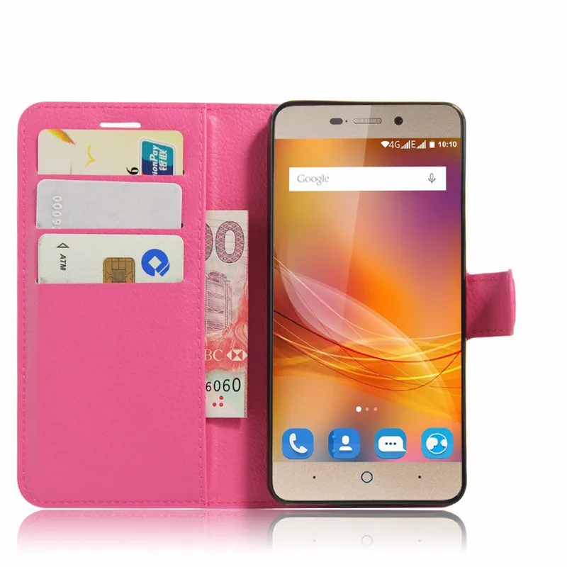 For ZTE Blade A452 Case Luxury PU Leather Back Cover Case For ZTE Blade A452 A 452 Case Flip Protective Phone Bag Skin With Slot (4)