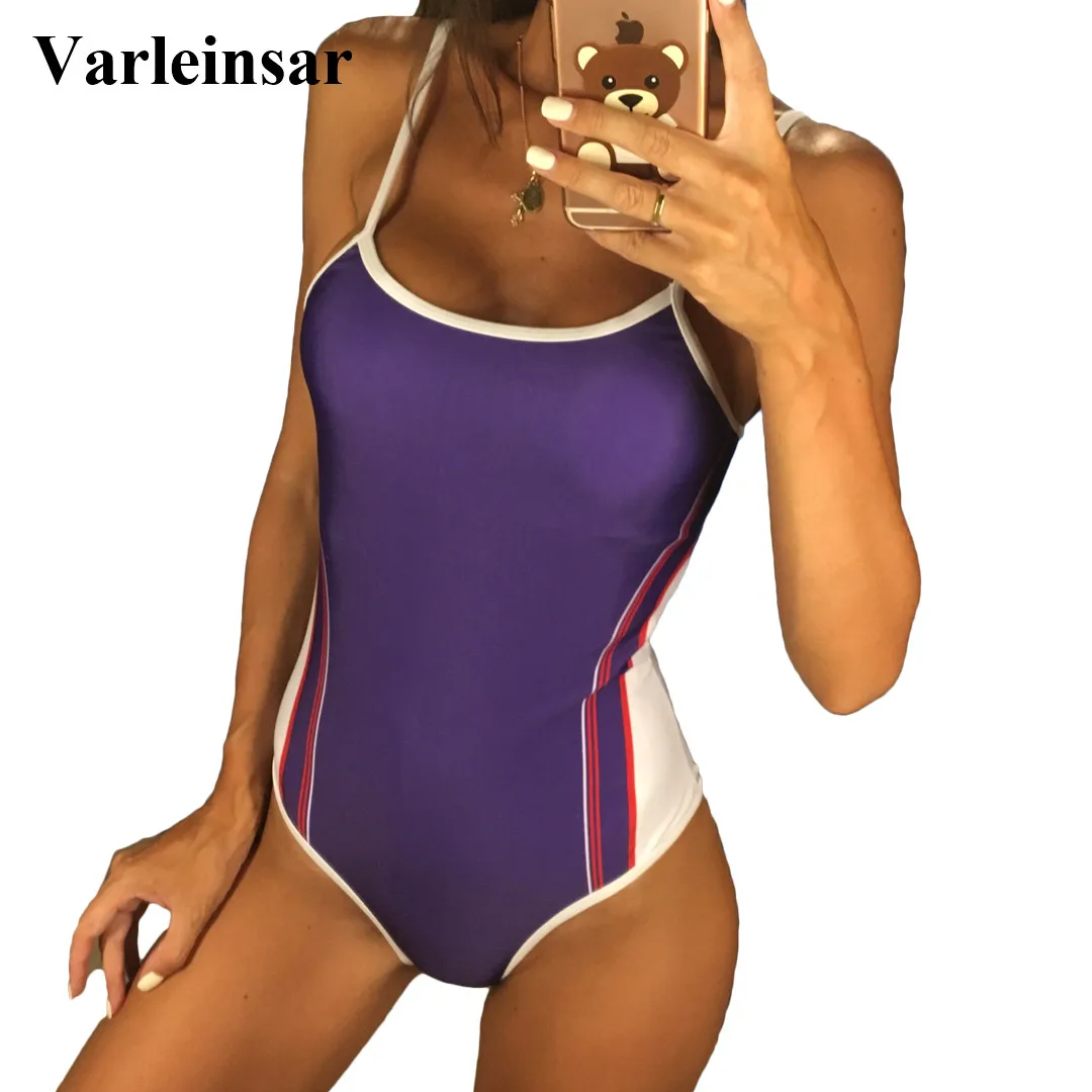 closed back one piece swimsuit