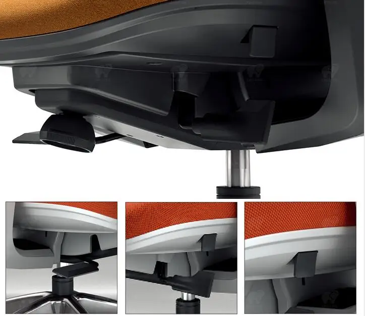 Leather boss chair reclining computer chair home modern minimalist conference chair designer office chair. -