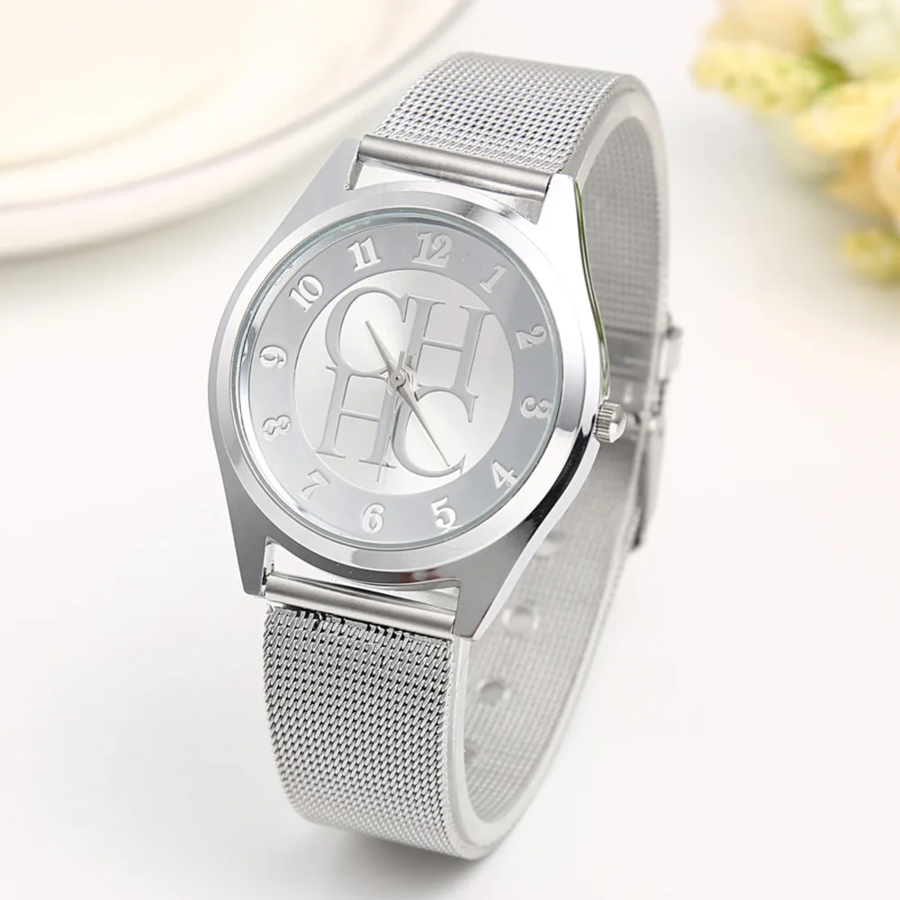 

New Brand Gold Geneva Casual Quartz Watch Women Metal Mesh Stainless Steel Dress Wrist Watches Relogio Feminino Clock Hot Sale