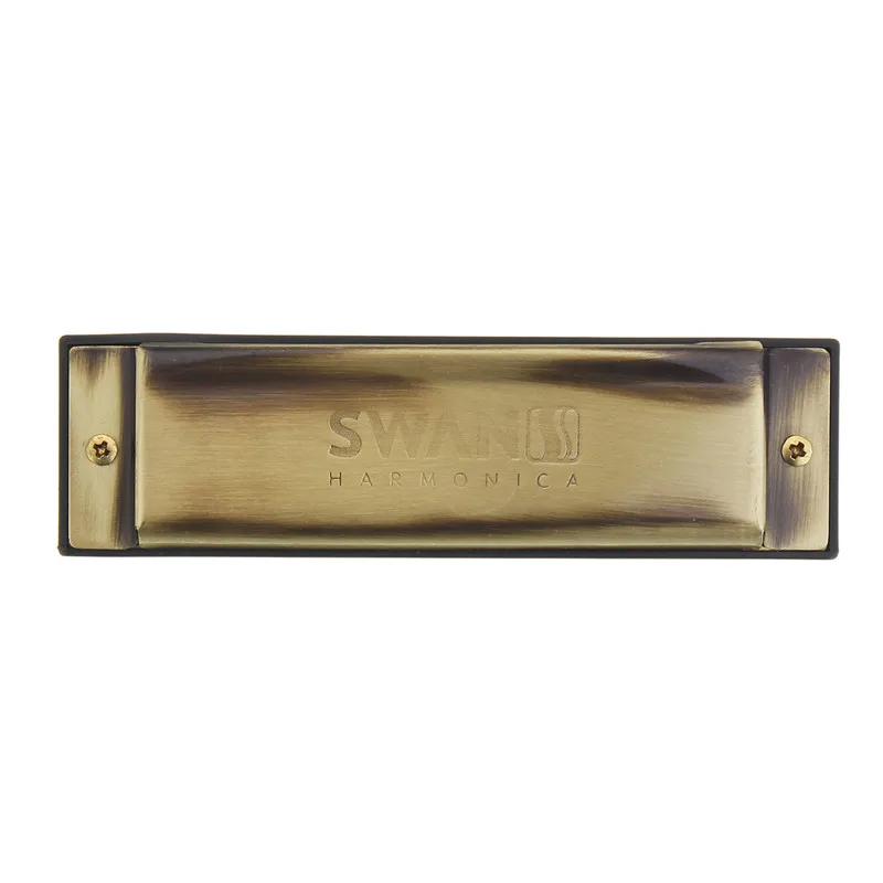 سوان SW1020H-5 اللون البرونزي 10 ثقوب 20 نغمات هارمونيكا دياتونيك القيثارة مع ملاحظة مقياس آلات موسيقية مبتدئين الطلاب سوان SW1020H-5 اللون البرونزي 10 ثقوب 20 نغمات هارمونيكا دياتونيك القيثارة مع ملاحظة مقياس آلات موسيقية مبتدئين الطلاب