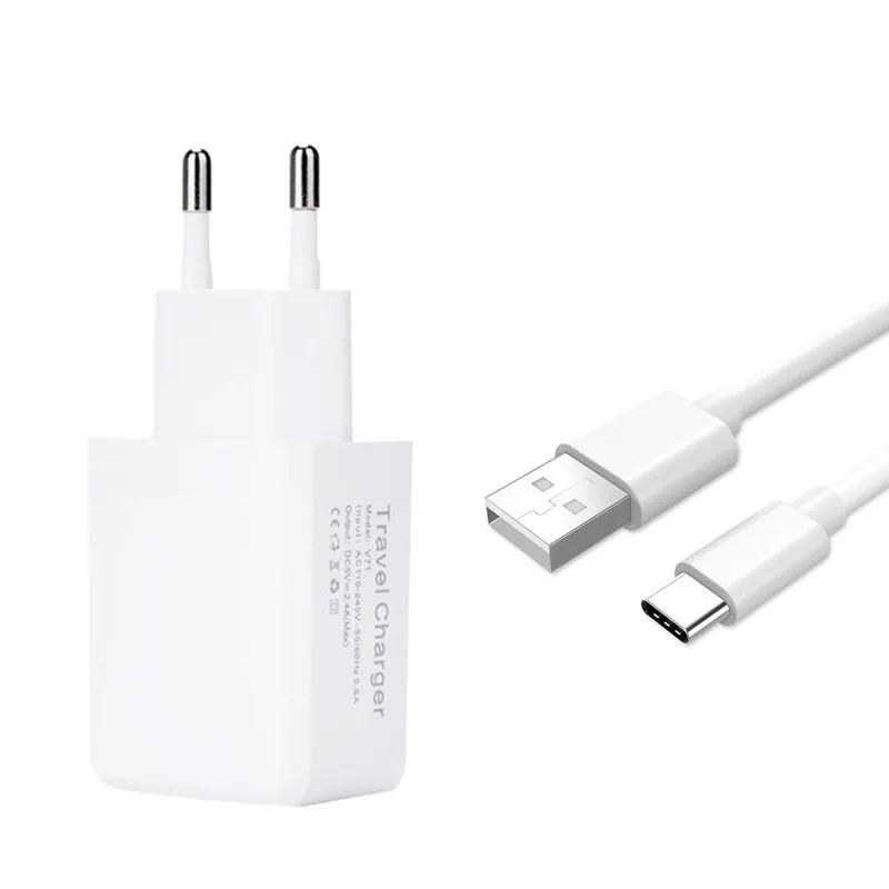 Тип C USB Wall Зарядное устройство 5 В 2.4A для Xiaomi 5C 5X A1 6X A2 huawei Honor 8 9 10 P10 плюс