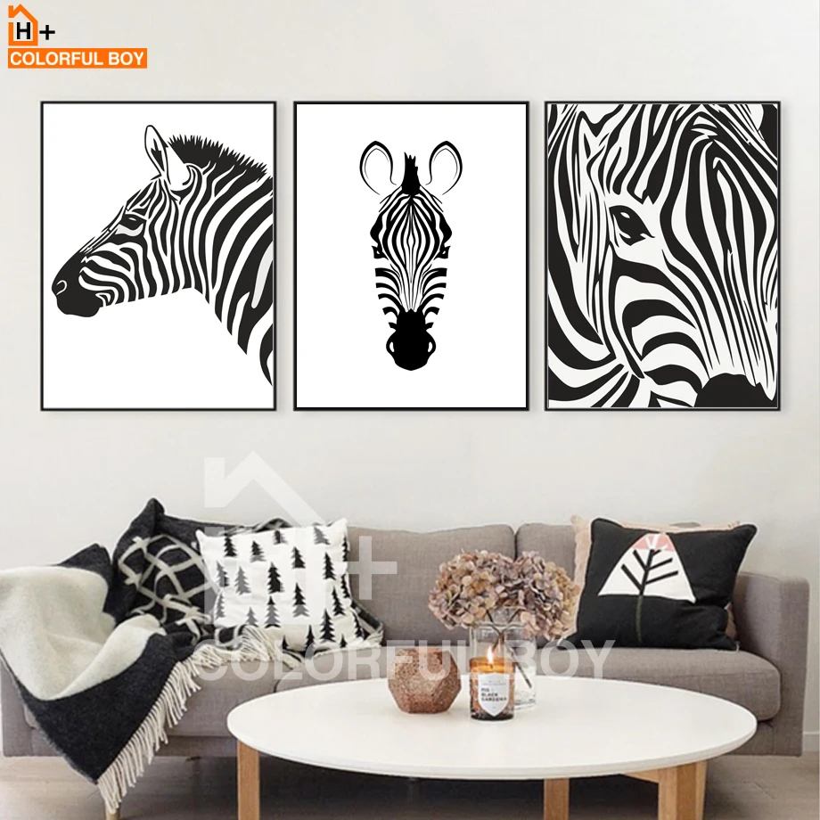Zebra Print Gambar Bingkai Beli Murah Zebra Print Gambar Bingkai