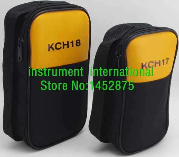 Мягкий чехол/сумка KCH17 для мультиметр Fluke 15B 17B 18B 15B+ 17B+ 18B+ 101 101KIT 106 107 115C 116C 117C 175 177 179 9040 подходит C35