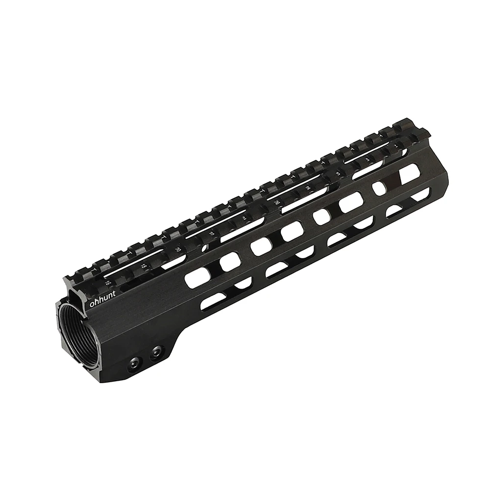 Оххант тактический AR15 свободный поплавок M-LOK Handguard 7 "9" 10 "12" 13,5 "15" 17 "ПИКАТИННИ с стальная муфта ствола для прицела