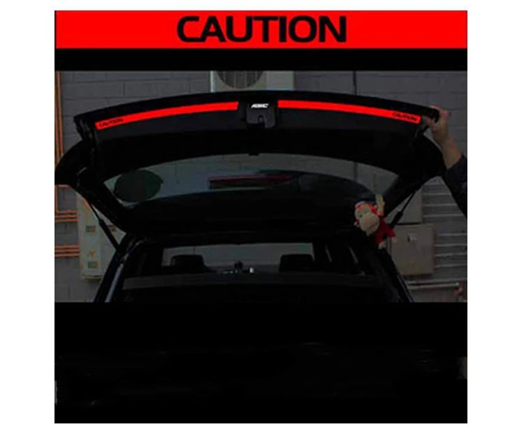 

2 x Car Decoration The Trunk Of The Car Sticker And Decal Reflective Safety Warning Sticker For Volkswagen Golf 6 7 New Polo