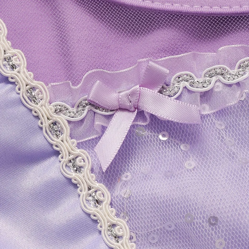 YOFEEL/костюм принцессы Софии для девочек Детские платья с пышными рукавами детская одежда для косплея, нарядное платье для дня рождения