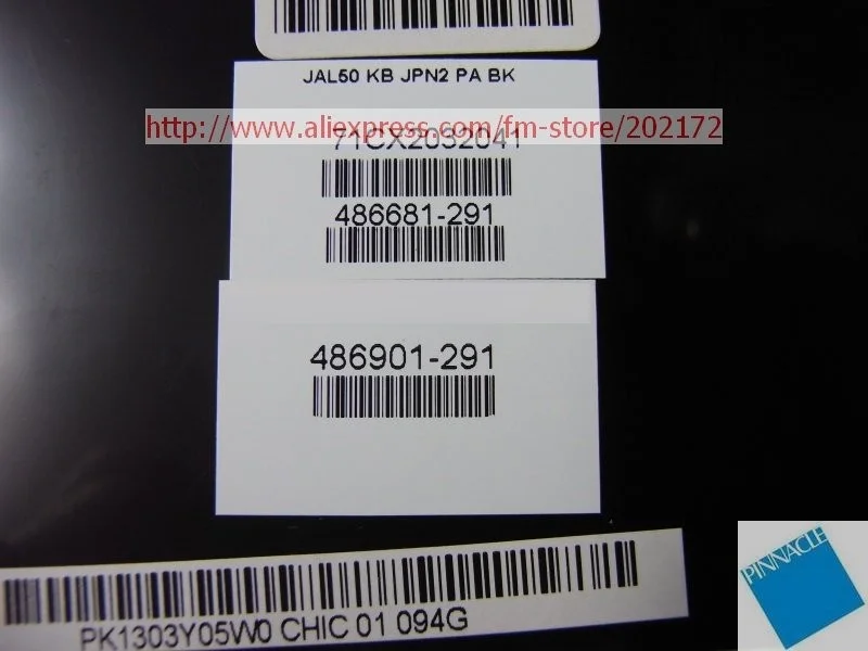 Совершенно новая серебряная Клавиатура для ноутбука 486901-291 PK1303Y05W0 для hp Pavilion DV4 серии Япония