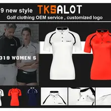 100 шт./цвет стиль O TKSALOT EM для женщин короткий рукав Гольф Футболка