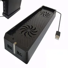 Охлаждающий вентилятор с 2 портами USB концентратор, охлаждающая подставка с вентилятором базовая поддержка с 6 нескользящей прокладкой для Xbox One X игровой Xbox One X консоль