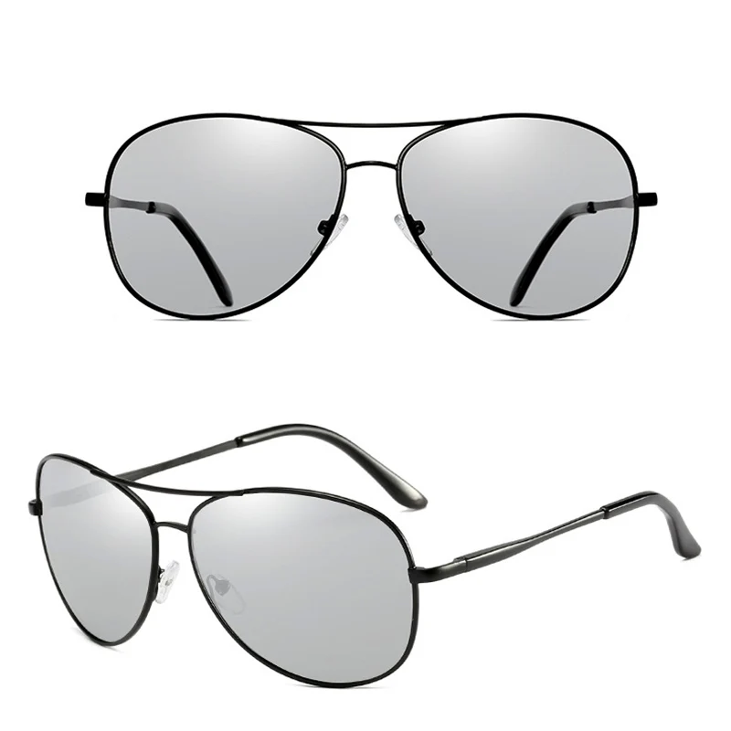 Новинка, фотохромные солнцезащитные очки для вождения, мужские Поляризованные светящиеся солнцезащитные очки-хамелеоны для мужчин, oculos de sol masculino