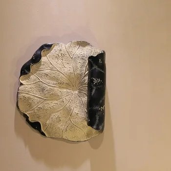 

Chinese lotus flower Home Furnishing modern wall decoration art of lotus flower pendant study entrance embossed flower