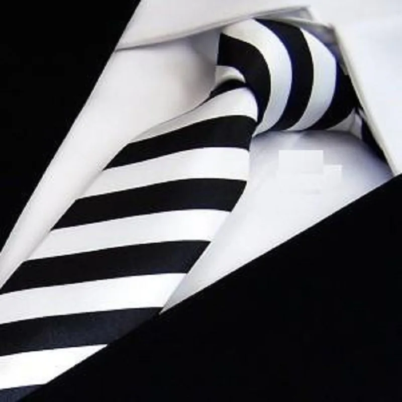 HOOYI модные тонкие узкие галстуки Галстук проверить Для мужчин; узкий галстук полиэстер в полоску зебры галстуки с принтом