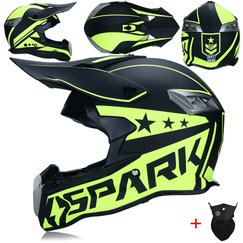 Motorcycle Helmet Motocross Full Face Helmet Men Extreme Sports