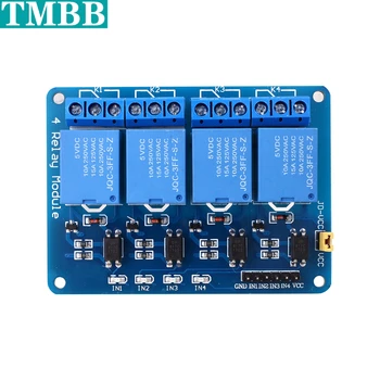 

NEW 1PCS With optocoupler 4-way relay module, relay control board with indicator light 5V/12V/24V