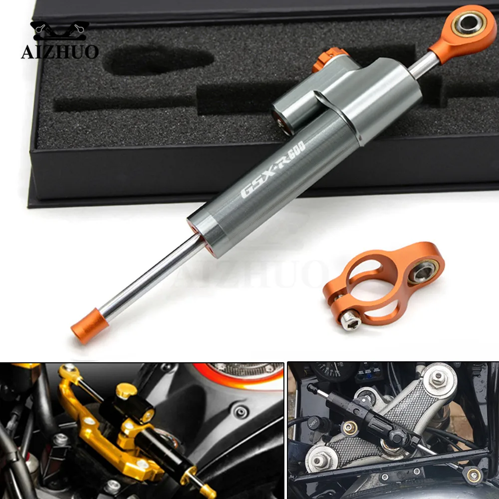 

CNC Aluminum GSXR 600 Motorcycle Damper Steering Stabilize Safety Control For SUZUKI GSXR600 GSX-R 600 GSXR 600 1997-2003
