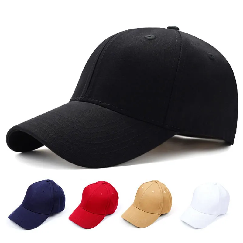 

10 Colors Cotton Adult Baseball Fashion Unisex Bald Board Cap Summer Spring Autumn Cap Solid Color Adjustable Sport Duckbill Hat
