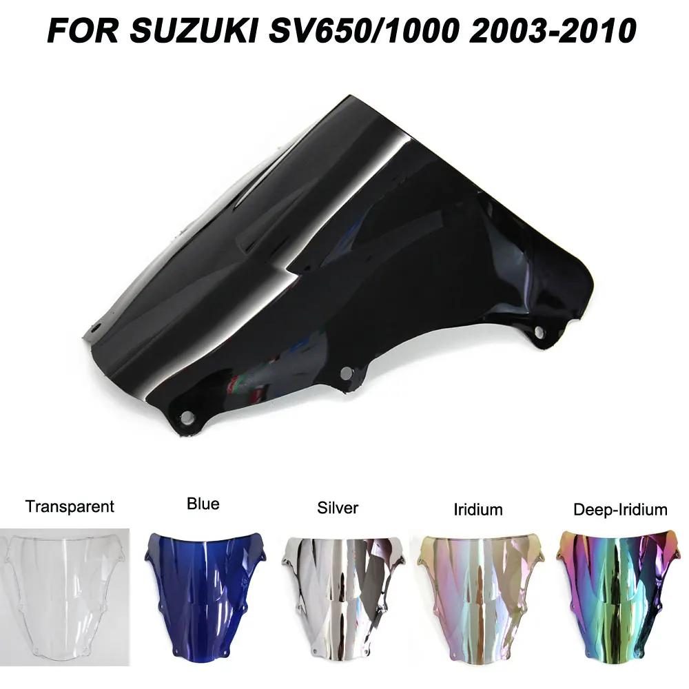 Ветровые дефлекторы для 03-10 Suzuki SV650 SV1000 SV 650 1000 2003-2010 лобового стекла с двойными