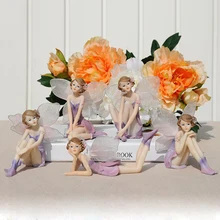 Angels resin Beautiful Girl European style angel sweet White Angel fairy wedding decoration home decoration Car Decoration