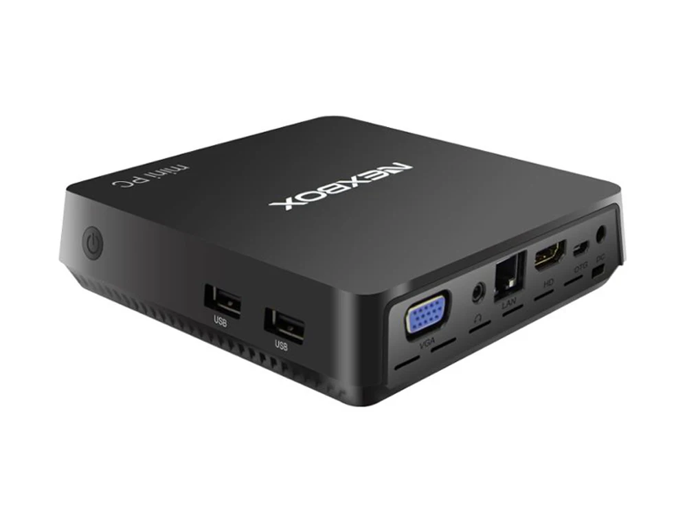 NEXBOX T11 Intel Atom Z8350 Windows 10 Мини ПК 4 Гб ОЗУ 32 Гб EMMC 4 к* 2 к с SATA USB3.0 4 г/32 г wifi BT4.0 Смарт ТВ приставка