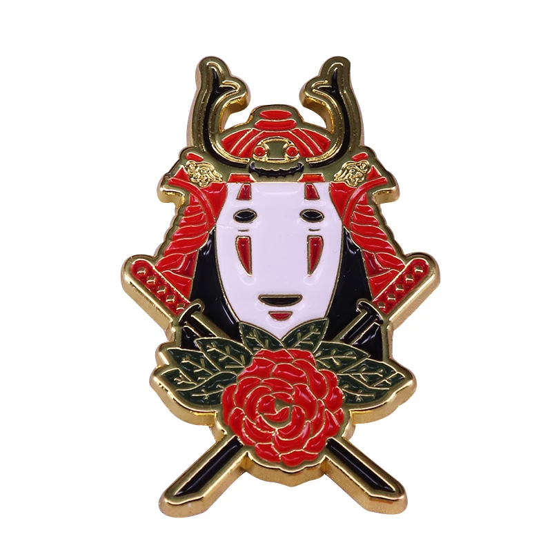 

No-Face Samurai Spirited Away Studio Ghibli Pin Badge