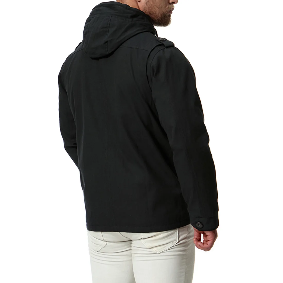 Nz686 Lâche Capuche Homme army Noir Casual Poitrine Automne Chaqueta Mujer Blousons Hommes Avec Manteau Unique kaki Green Veste 4g11O