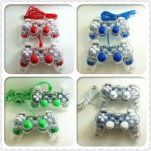 Cdargon компьютерный светодиодный светильник геймпад Ручка Прозрачный двойной USB интерфейс двойной рокер Прозрачный