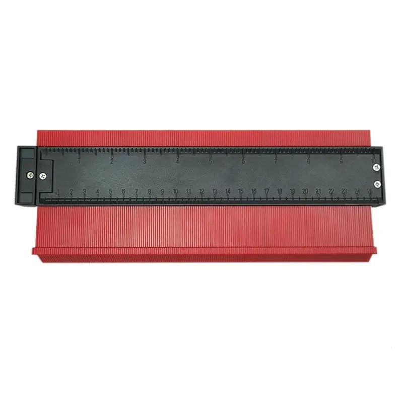 5/6/10" Tiles Width Profile Copy Gauge Contour Plastic Gauge Duplicator Standard Wood Marking Tool Tiling Laminate - Цвет: undefined