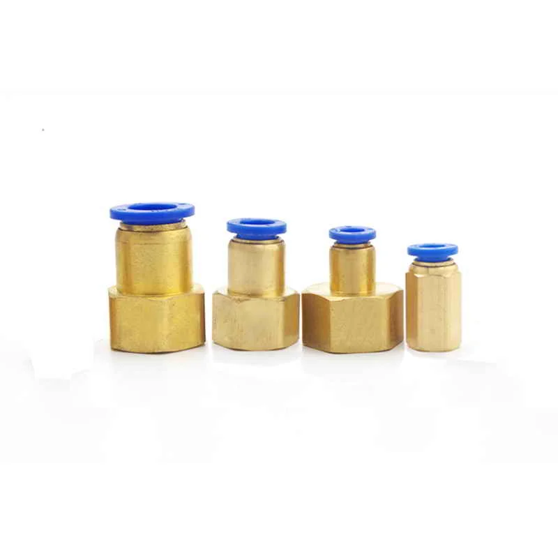 Фитинг для воздушных труб 10 мм 12 8 6 шланг Труба 1/8 &quot3/8&quot 1/2 &quotBSP 1/4&quot Женский