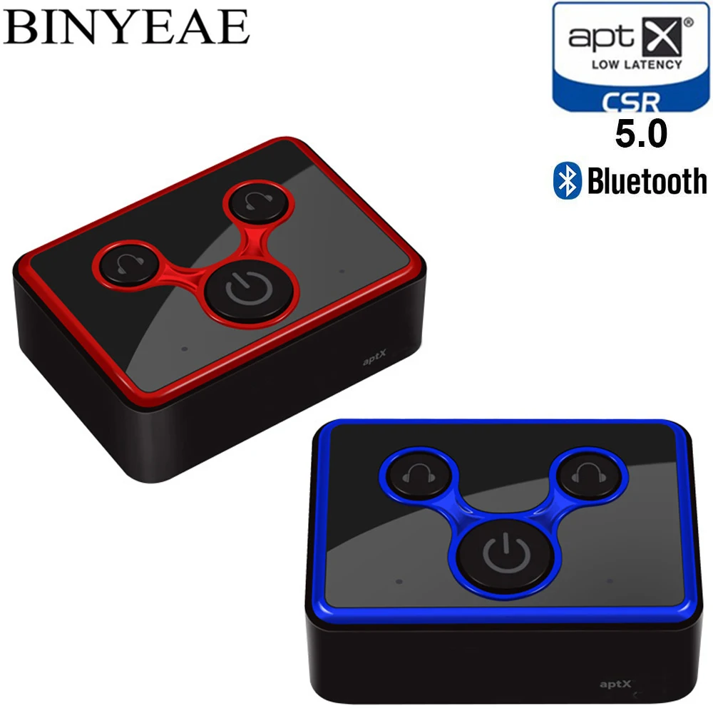 

Bluetooth 4.1 Aptx low latency SPDIF Toslink Optical Music Transmitter Splitter mini A2DP Wireless home stereo audio TV Adapter