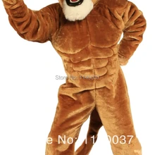 Талисман сила костюм Пумы талисмана леопард пантера дикая кошка ростовой костюм мультяшный персонаж карнавальный костюм маскарадный костюм