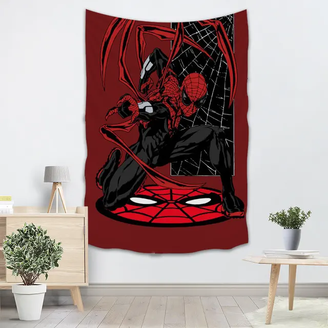 Wall Tapestry Spider Man Tapestries Wall Hanging Show Piece For Home