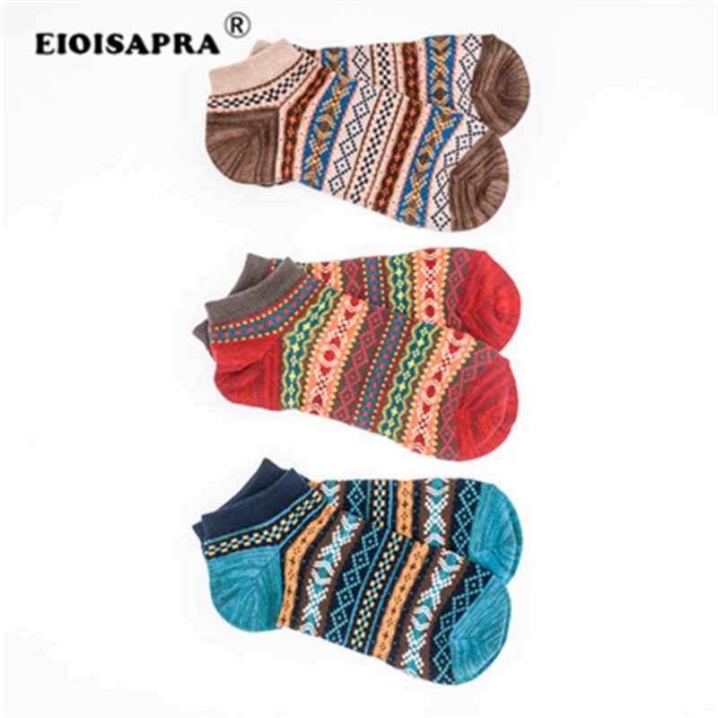 

[EIOISAPRA] Novelty Females Socks With Print Low Cut Socks Creative Cotton Ankle Unisex Fun Socks Street Cute Sox Women Meias