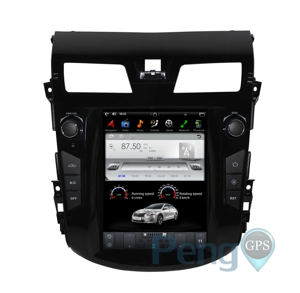 Best 12.1 Inch IPS Screen Android 6.0 Car Radio GPS Navigation DVD Player for Nissan Teana Altima 2013 2014 2015 2016 2017 Tesla Unit 2