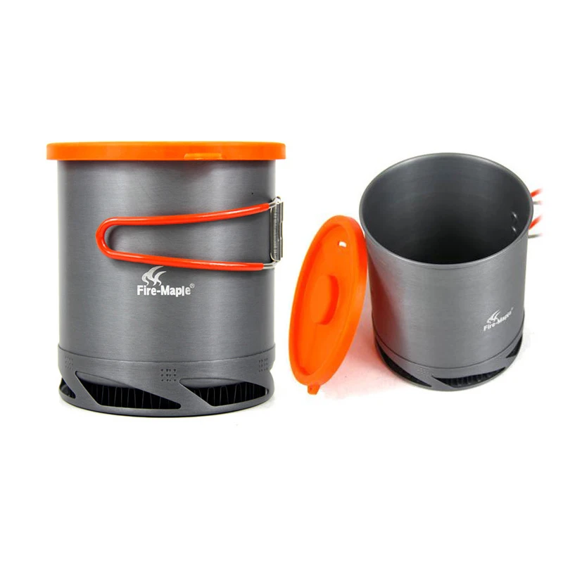 Heat Collectiing Exchanger Pot Cup Camping Picnic Cookware Kettle 1L w/ Mesh Bag Outdoor Heater цена Heat Collectiing Exchanger Pot Cup Camping Picnic Cookware Kettle 1L w/ Mesh Bag Outdoor Heater цены онлайн