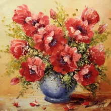 На заказ Алмазная картина eigen foto красные цветы Мандала алмазная живопись фильмы балет полный квадратный/круглый дом птица детские подарки