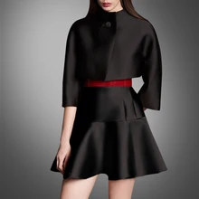 Новое поступление, однокнопочное пальто на пуговице, осенняя Новая модная куртка, Европейский и большой костюм, свободное маленькое пальто