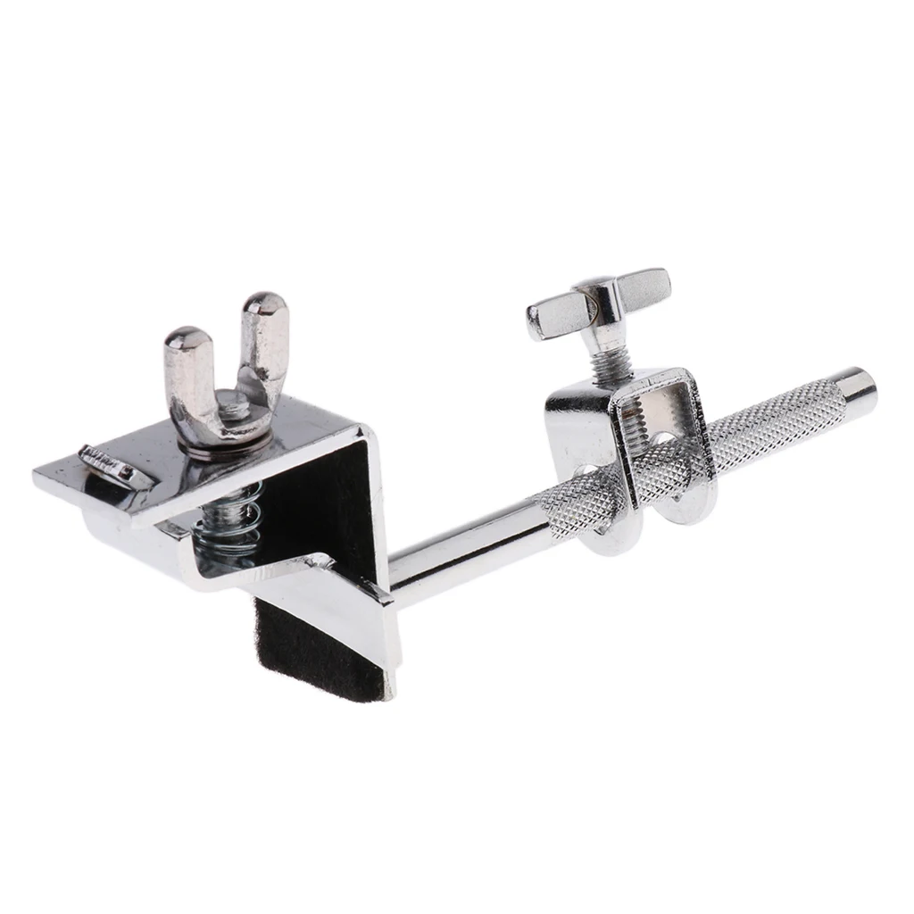 Tambourine Rattle Percussion with Clip Holder for Stage Performance Accompaniment