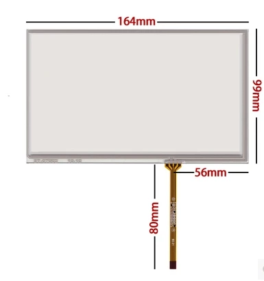 

10pcs/lot 164*99 new 7 inch touch screen AT070TN92 AT070TN90 touch screen 164MM*99MM