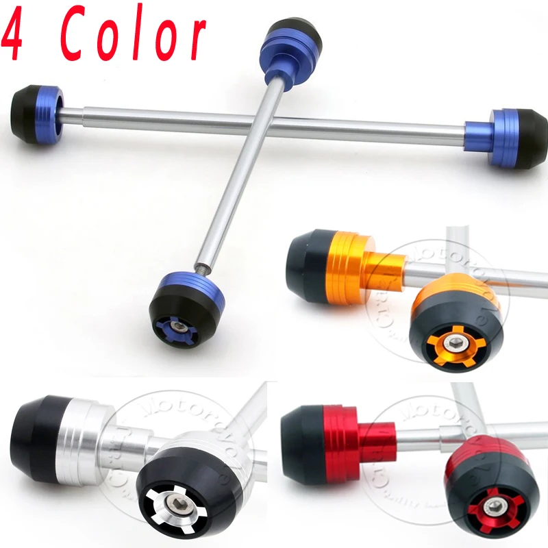 

For Aprilia Drsoduro 750 2008 2009 2010 2011 2012 2013 Front Rear Axle Fork Crash Sliders Cap Motorcycle Falling Protection