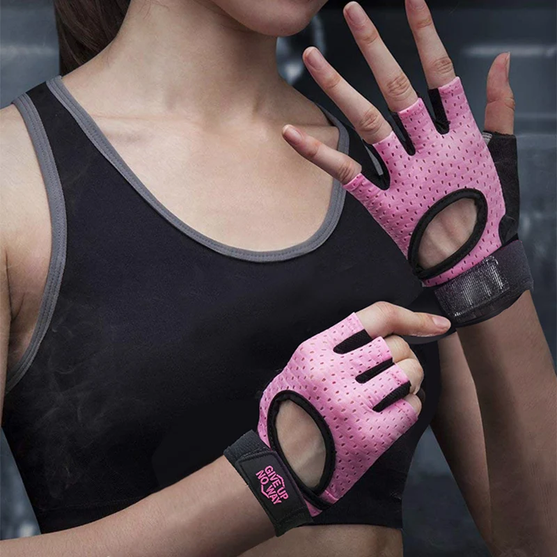 Женские перчатки для йоги, тренировок, фитнеса, полпальца, дышащие перчатки, спиннинг, езда на велосипеде, тактические летние тонкие спортивные перчатки для спортзала