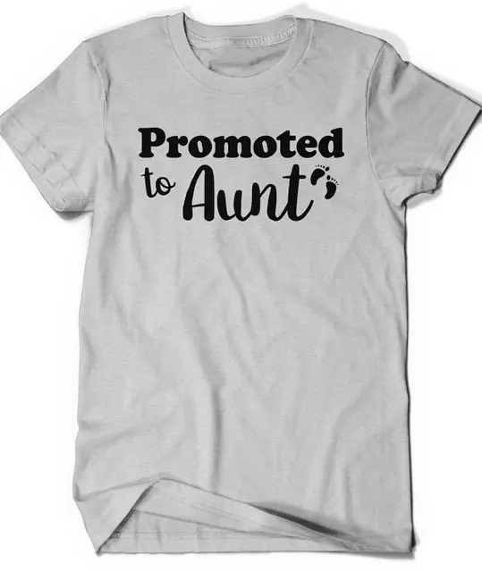 Promoted To Aunt Shirt T Shirt Aunt To Be T Sister Womens Ladies