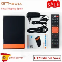 Gtmedia V8 Nova Built-in WIFI H.265 Freesat DVB-S2 V8 Super Satellite TV Tuner Receiver Support AC3 Cccam IPTV Box Hot Spain цена Gtmedia V8 Nova Built-in WIFI H.265 Freesat DVB-S2 V8 Super Satellite TV Tuner Receiver Support AC3 Cccam IPTV Box Hot Spain цены онлайн