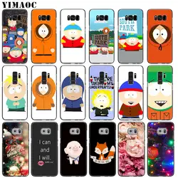 YIMAOC South Park Мягкий силиконовый чехол для телефона для samsung Galaxy S10 плюс S9 S8 плюс S6 S7 край S10e E ТПУ Черный цветок крышка