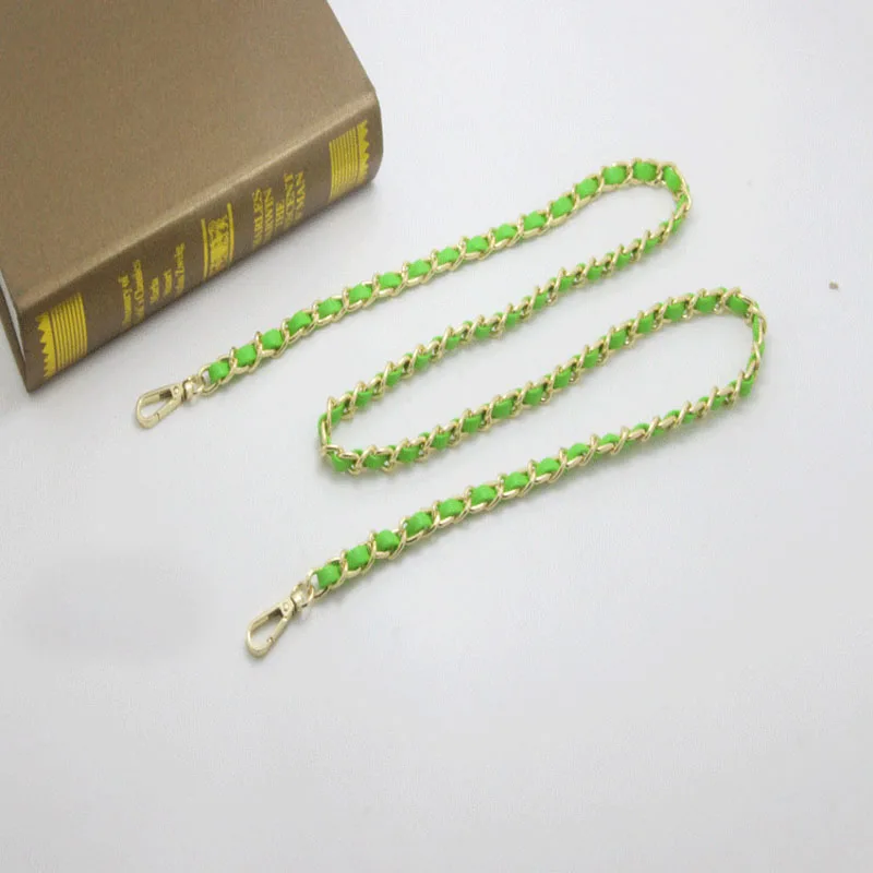 120cm Length PU Leather Metal Chain Bag Belt Women Kids Girls Messenger Bag Chain Shoulder Strap Replacement Girls Bag Accessory 120cm Length PU Leather Metal Chain Bag Belt Women Kids Girls Messenger Bag Chain Shoulder Strap Replacement Girls Bag Accessory