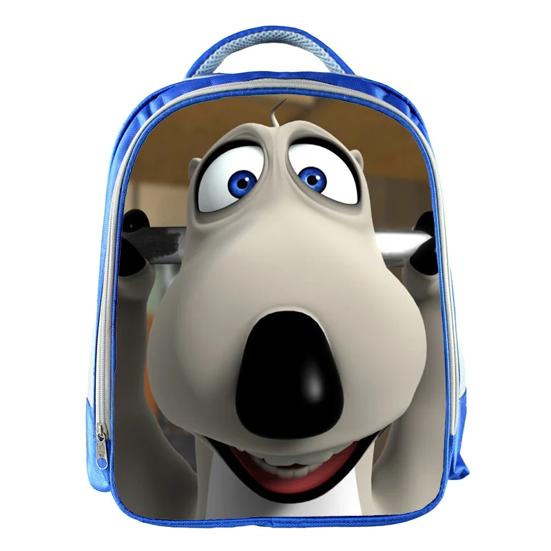 Funny style Backkom Blue Backpack Students School Bag For Boys Rucksack