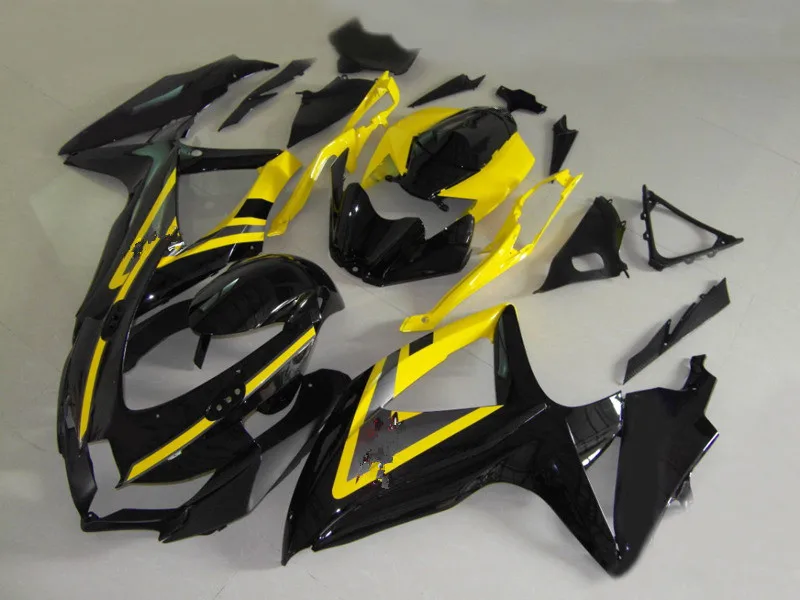 

Injection mold Fairing kit for SUZUKI GSXR600 750 GSXR600 GSXR750 GSX-R600 750 K8 08 09 2008 2009 Yellow black Fairings set