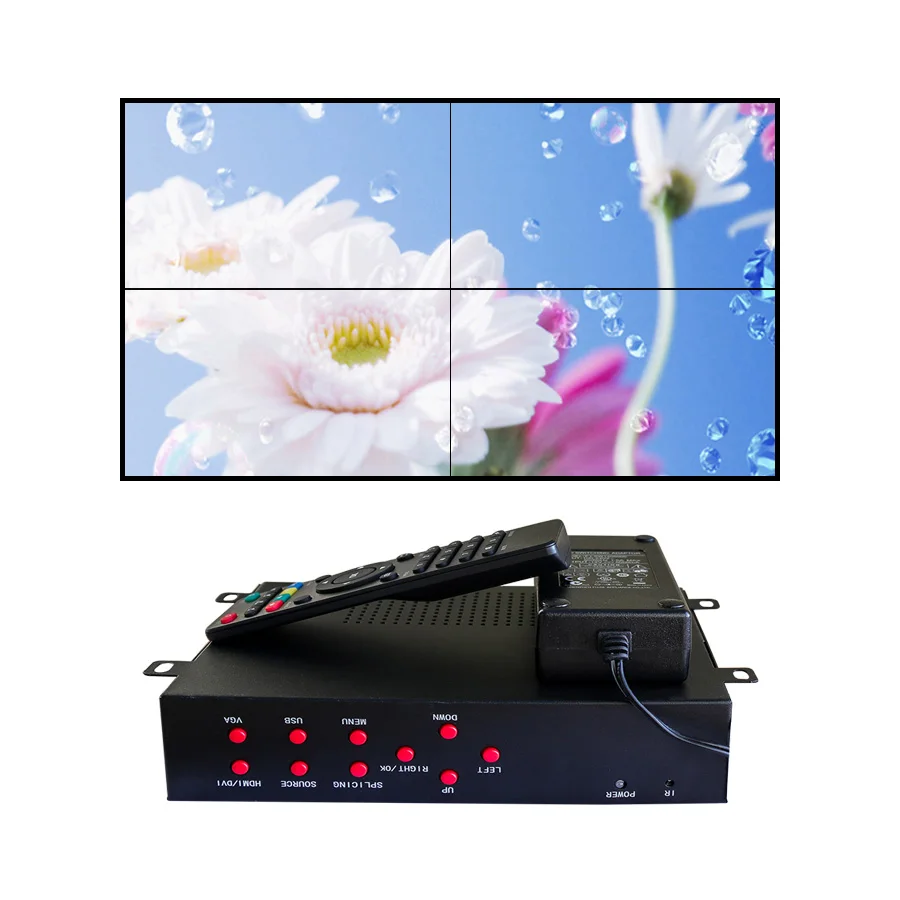 2x2 video wall controller for tv video wall displayin Home Theatre